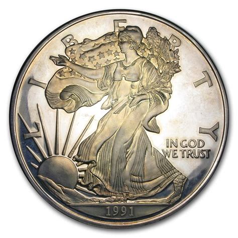 Buy 16 Oz Silver Round Silver Eagle Prooflike Apmex
