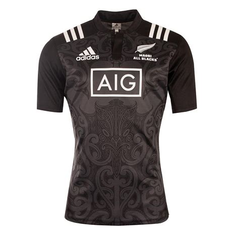 Adidas New Zealand All Blacks Maori Rugby Shirt