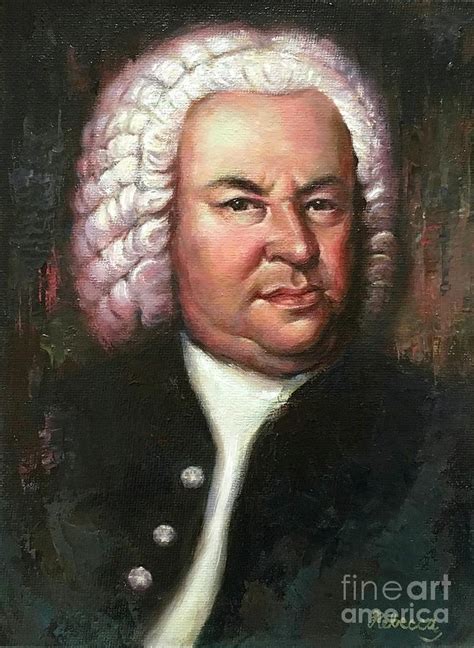Johann Sebastian Bach Painting By Rebecca Mike Fine Art America