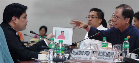 Antonim kata oposisi adalah teman, kawan, pendukung, penurut. Photo: Senator Miguel Zubiri cites in contempt Exequiel Navarro, consignee of seized shipment of ...