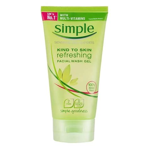 Simple Refreshing Facial Wash Gel 150ml Shopee Malaysia