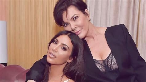 kim kardashian shares loved up post for momager kris jenner for mother s day hindustan times
