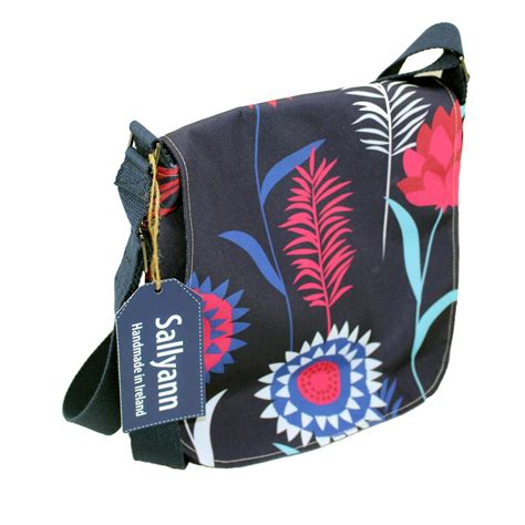 Online gifts for your girlfriend, mother irish gift ideas for birthdays, christmas, anniversaries, mothers day, fathers day & valentines day. Sallyann Messenger Bag Blue Meadow ☘ Totally Irish Gifts ...