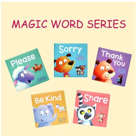 Magic Word Learn Manners Children Board Book Thank You Sorry
