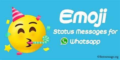 Simply type in the text to the left on the table below to get the resulting. Best Emoji Status | Emoji Messages for Whatsapp