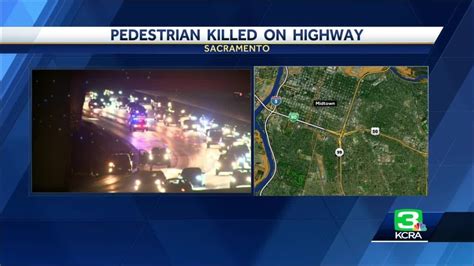 Pedestrian Hit Killed On Highway 50 In Sacramento Youtube