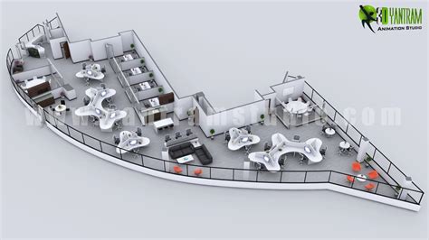 Modern Office Floor Plan Design By Yantramstudio