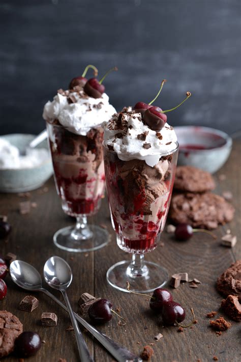 Black Forest Ice Cream Sundae Vegan Sweet Tooth Girl