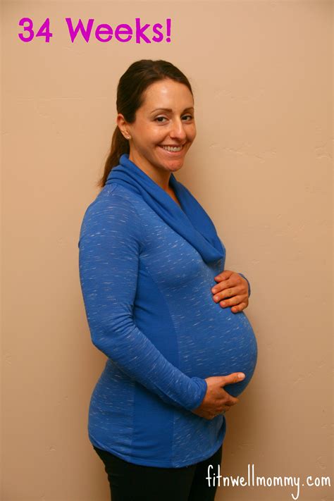 Pregnancy Update 34 Weeks Deliciously Fit