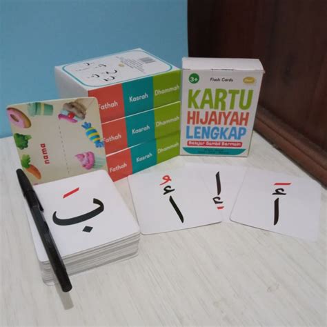 Jual Flash Card Huruf Hijaiyah Belajar Membaca Dan Menulis Huruf Arab