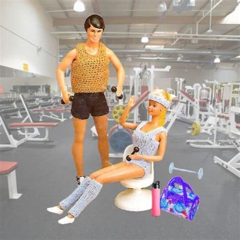 Barbie And Ken Workout Clothes Knit Pdf Pattern Digital Etsy