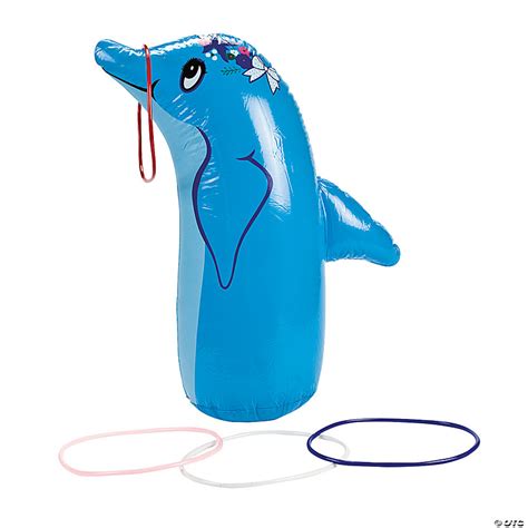 Inflatable Dolphin Ring Toss Game Oriental Trading