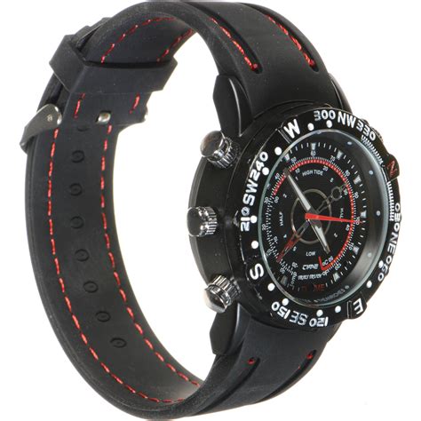 Brickhouse Security Wristwatch With 720 X 480 Hd Watch 8gb Blk