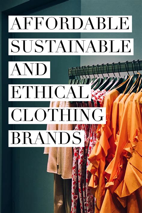 10 Affordable Sustainable And Ethical Clothing Brands — Blomma In 2020