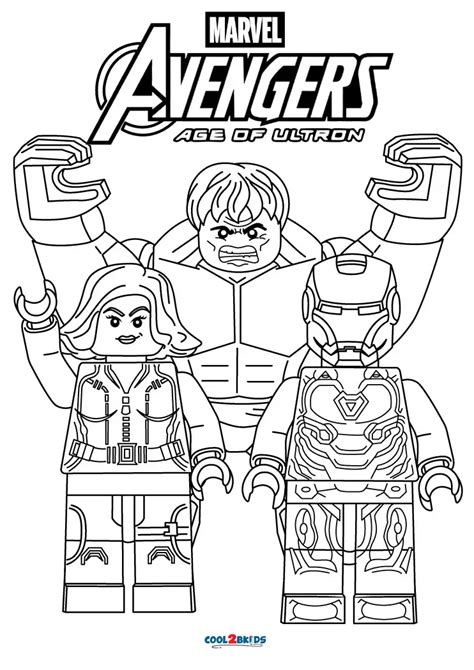 Free Printable Lego Avengers Coloring Pages For Kids