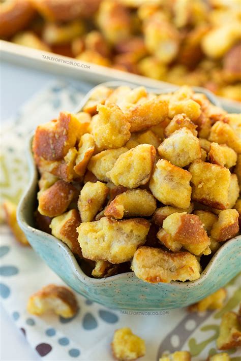 It's so easy to make with wholesome ingredients. Honey Mustard and Onion Pretzels - Table for Two®