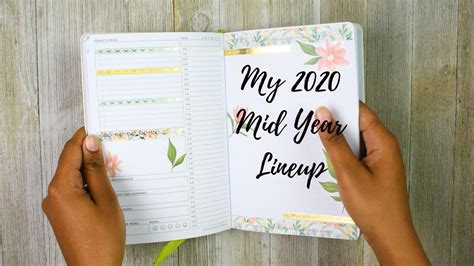 My 2020 Mid Year Planner Lineup Youtube