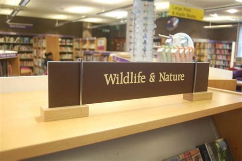 Library Signage And Shelf Guiding From Alpha Signs Thirsk North Yorkshire