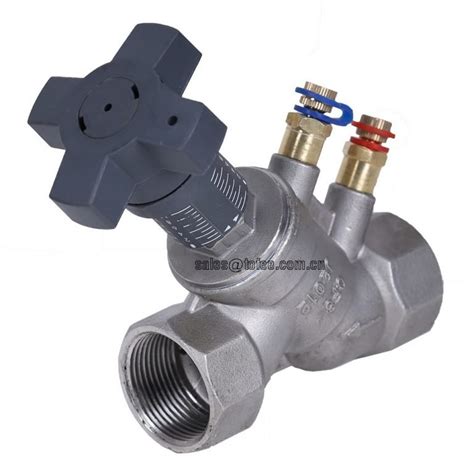 Stainless Steel Threaded Double Regulating Valve Guangzhou Tofee