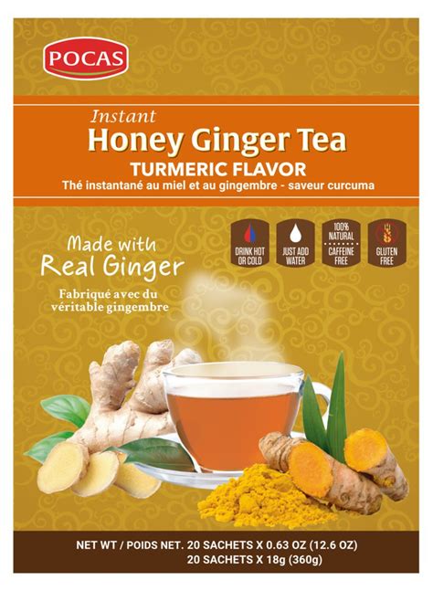 Where To Buy Instant Honey Ginger Tea Turmeric Flavor