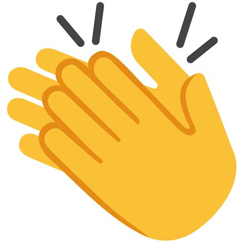 Emojipedia Hand Clapping Hug Finger Emoji Transparent Png F53