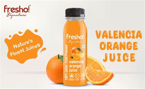 Buy Fresho Signature Valencia Orange Juice Cold Pressed No Added