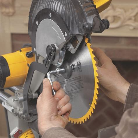 Changing a circular saw blade was never a complicated task. FREE SHIPPING — DEWALT 12 In. Sliding Compound Miter Saw ...