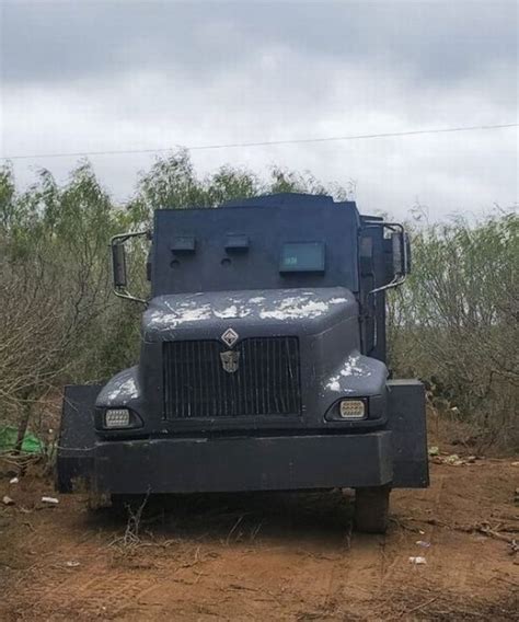 Army Find Two Narco Monster Trucks Used In War Between Deadly Mexican
