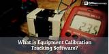 Photos of Equipment Calibration Software