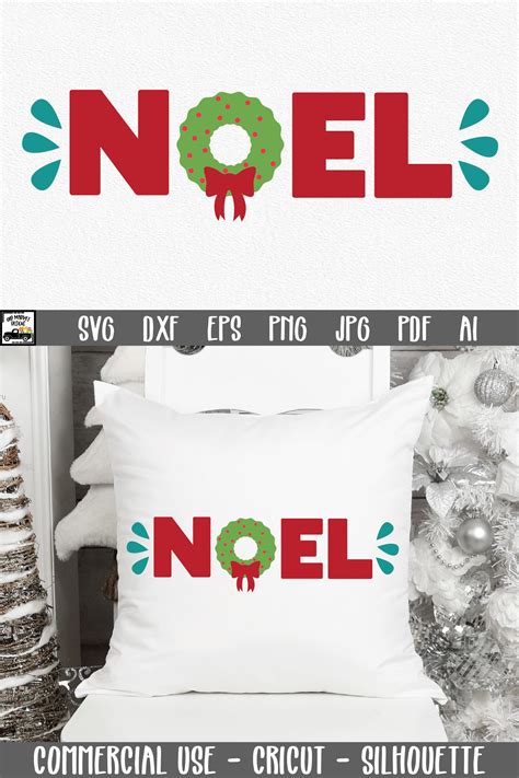 Noel SVG File - Christmas SVG Cut File