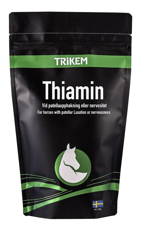 Evaluate for additional vitamin deficiencies if patient diagnosed with thiamin deficiency; Trikem Thiamin 500 g | Trikem