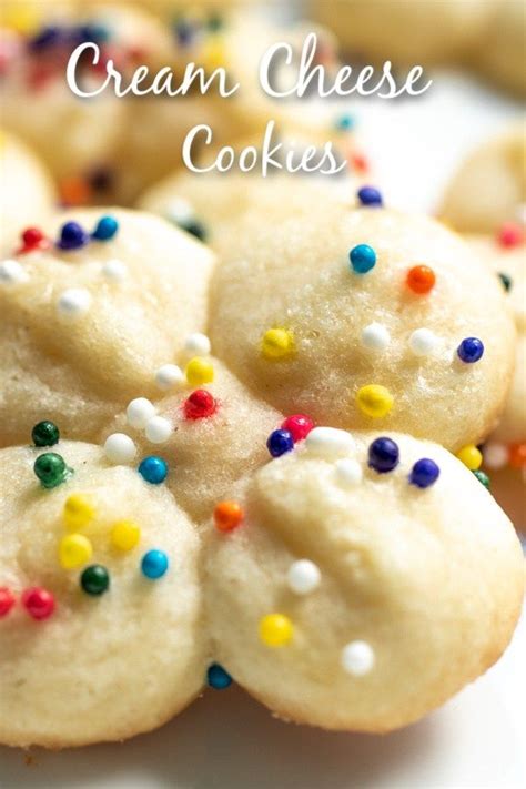 These Easy Cream Cheese Cookies Are Soft Delicious Cookies That Are