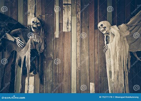 Skeleton Ghost Stock Photo Image Of Background Haunting 75271178