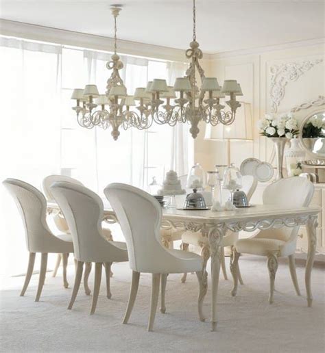 Luxurious Designer Rectangle Italian Seat Dining Table Set Juliettes Interiors In