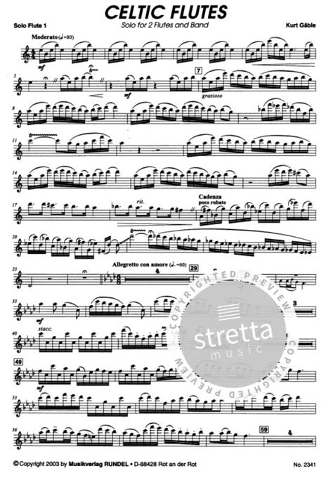 Celtic Flutes From Kurt Gäble Buy Now In The Stretta Sheet Music Shop