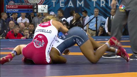 Olympic Wrestling Trials Haley Augello Vs Victoria Anthony Full Match Youtube