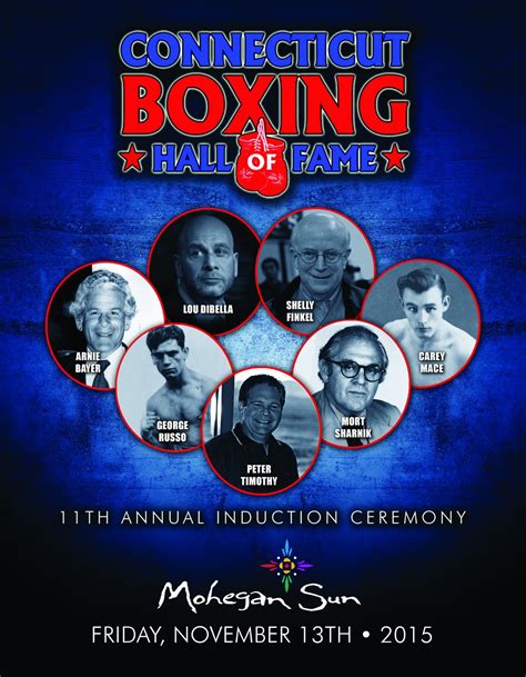 inductees connecticut boxing hall of fame