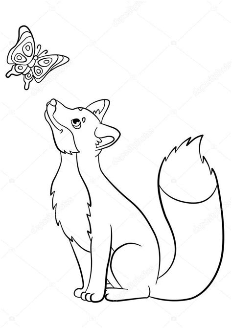 Fox coloring pages printable 2ay71. Cute Foxes Coloring Pages Cute Foxes Coloring Pages in ...