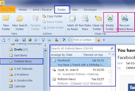 How To Set Up Folders In Outlook Vispag