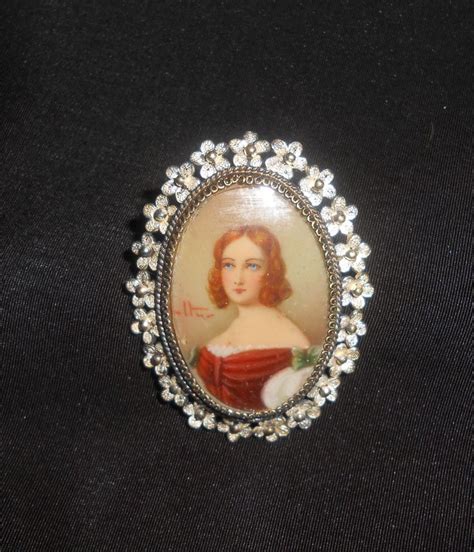 Portrait Brooch 800 Silver Brooch Antique Jewelry Antique Etsy