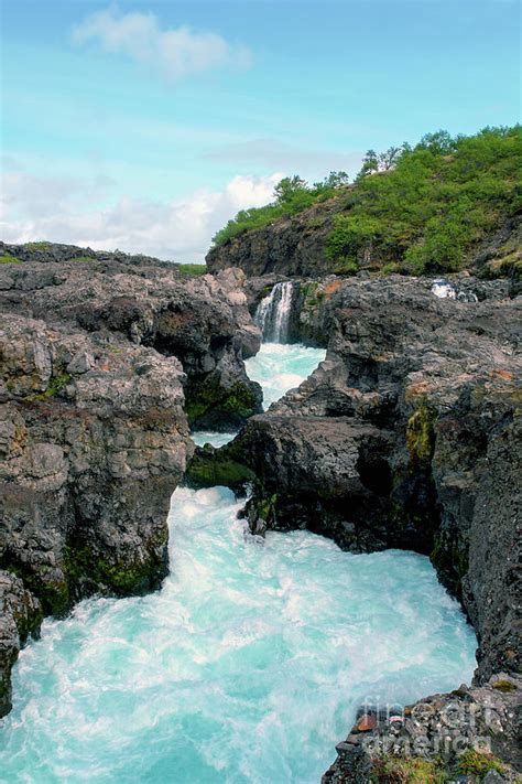 Barnafoss Waterfall Western Iceland Photograph By Ulysse Pixel Pixels