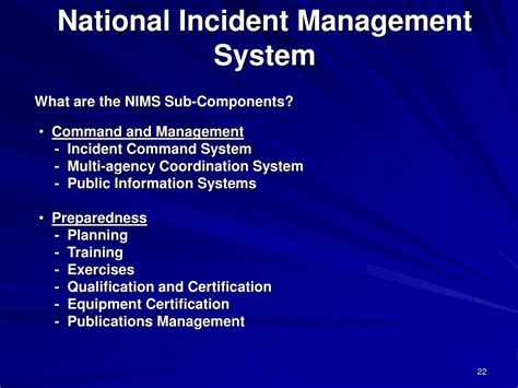The National Incident Management System Nims Quizlet - PPT - Incident Management ICS/NIMS Overview PowerPoint Presentation