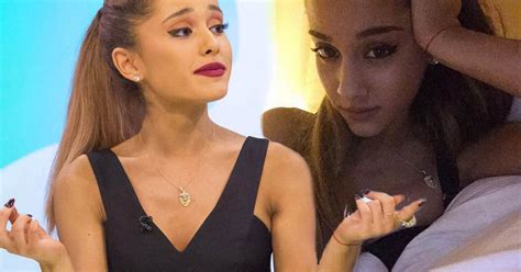 Ariana Grande Flashes Her Cleavage In Sexy Selfie From Bed After Asking