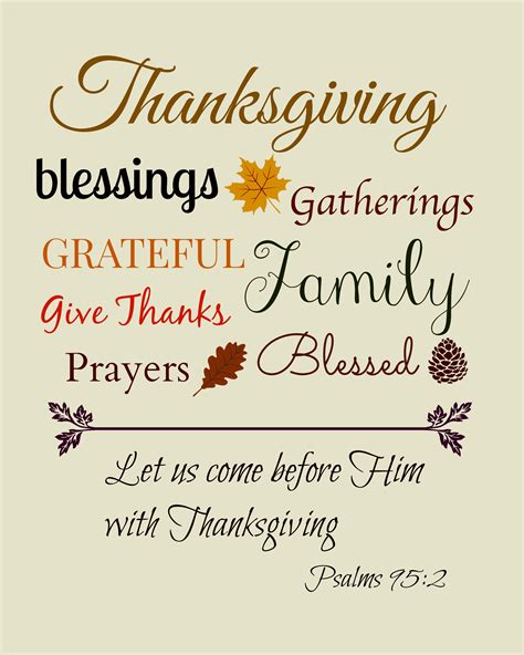 Thanksgiving Printable Bible Quotes Quotesgram