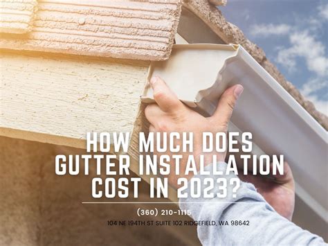 how much does gutter installation cost in 2023 happy gutters