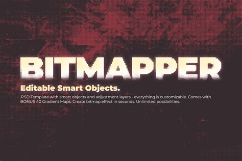 Bitmapper Psd Template Layer Styles ~ Creative Market