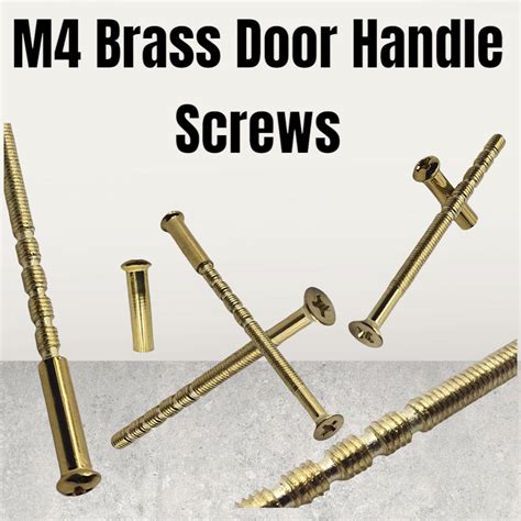 M4 Door Handle Screws Brass Universal Hardware