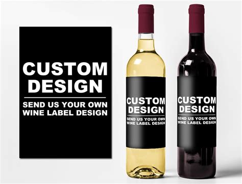 Custom Wine Bottle Labels Create Your Own Wine By Liquidcourage