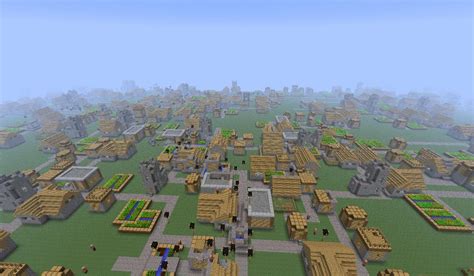 Biggest Npc Village Minecraft Map