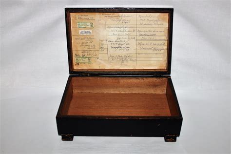 Antique Vintage Primitive Americana Letter Stationary Box